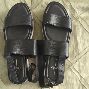 Paolo Women's Elegant Black Sandals